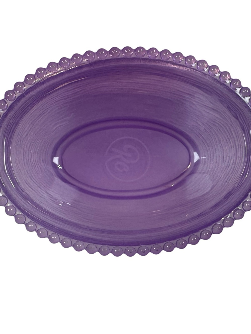 Rose’s Closet Purple Satin Glass Hen on Nest 3 1/2” tall 4 3/4” long New - Picture 9 of 9